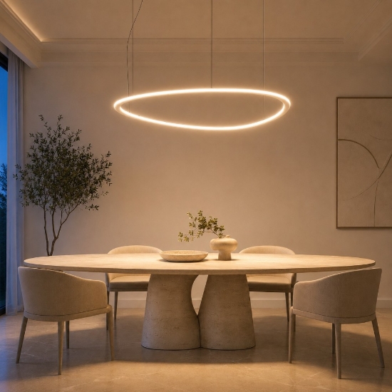 Lampadario bianco 80 cm led 60w cct 3000k 6000k per soggiorno moderno con telecomando