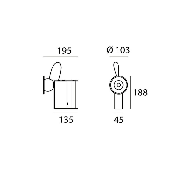 Lampada da tavolo moderna nero trasparente led 10w 3000k push-dim 640lm cri90