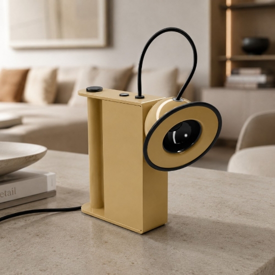 Minibox stilnovo lampada da tavolo caffè trasparente led 10w 3000k