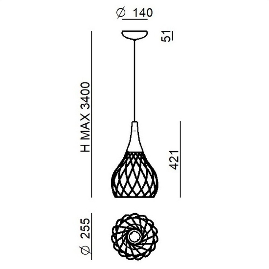 Lampada a sospensione per isola cucina nichel nero led 2700k dimmerabile stilnovo mongolfier