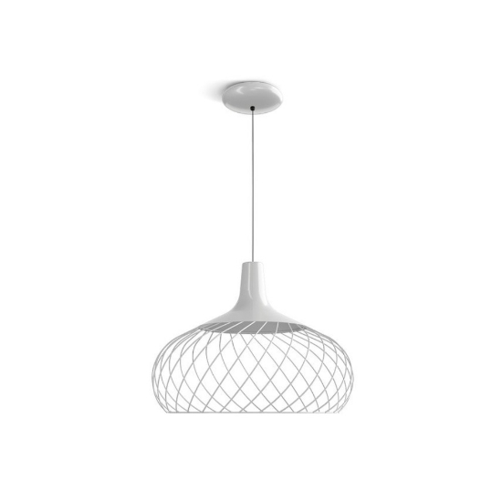 Stilnovo mongolfier lampada a sospensione da cucina moderna bianca led 2700k