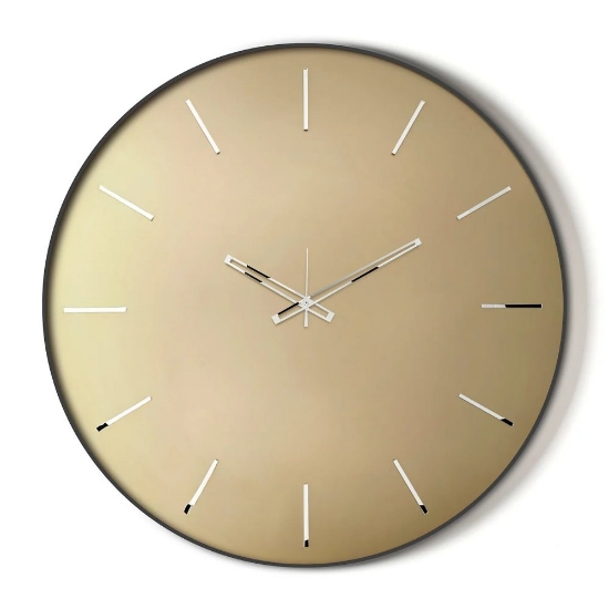 Orologio rotondo da parete design moderno ottone 45cm