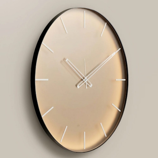Orologio rotondo da parete design moderno ottone 45cm