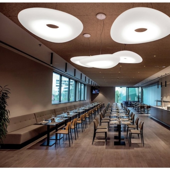 Mr magoo stilnovo lampadario a sospensione design led 30w 3000k doppia emissione