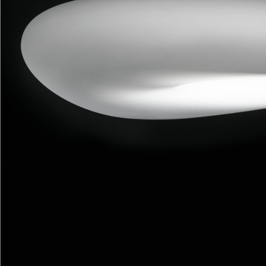 Mr magoo stilnovo plafoniera moderna bianca dimmerabile led 3000k
