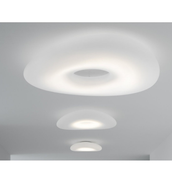 Mr magoo stilnovo plafoniera moderna bianca dimmerabile led 3000k