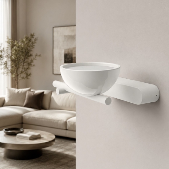 Nido stilnovo applique moderna bianca dimmerabile led 2700k
