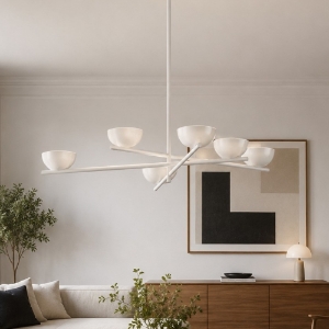 Lampada a sospensione moderna bianca led 2700k dimmerabile nido stilnovo