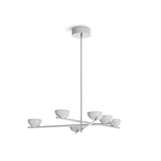 Lampada a sospensione moderna bianca led 2700k dimmerabile nido stilnovo