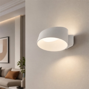 Oxygen stilnovo applique bianca led 13000k moderna