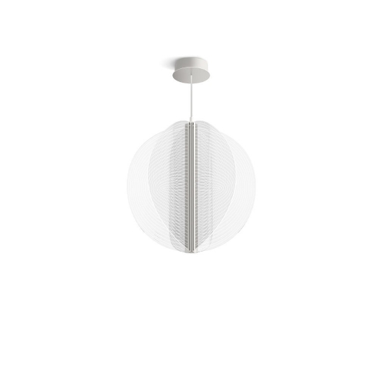 Stilnovo papylia lampada a sospensione moderna bianca led 2700k dimmerabile