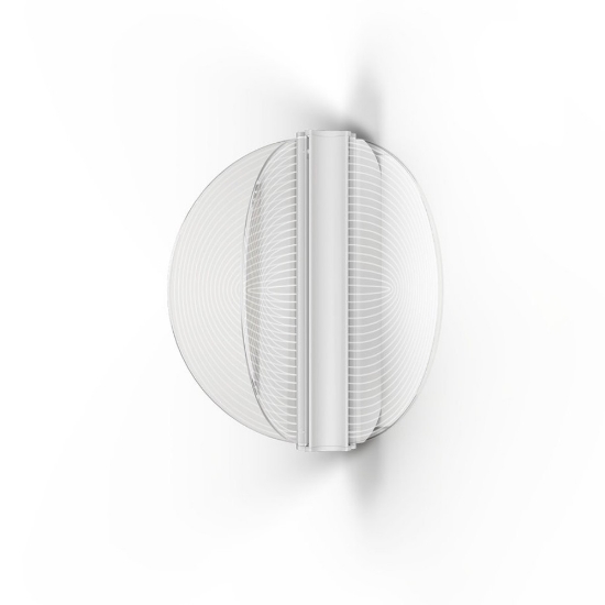 Stilnovo papylia applique moderna bianca vetro led 23w 2700k