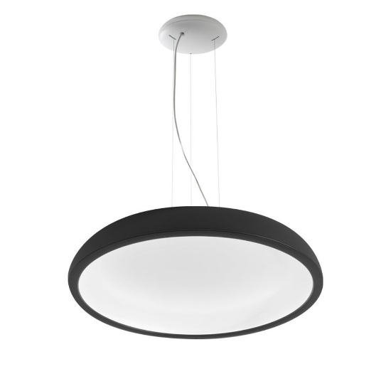 Reflexio stilnovo lampadario a sospensione moderna bianco led 48w 3000k dimmerabile