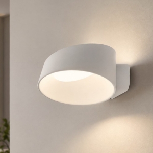 Oxygen stilnovo applique bianca led 13000k moderna