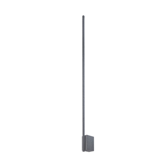 Applique led 20w cct 3000k 4500k 6500k moderna bacchetta grigio perla