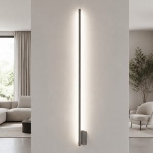 Applique led 20w cct 3000k 4500k 6500k moderna bacchetta tortora