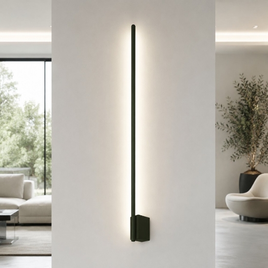 Applique led 20w cct 3000k 4500k 6500k moderna verde oliva