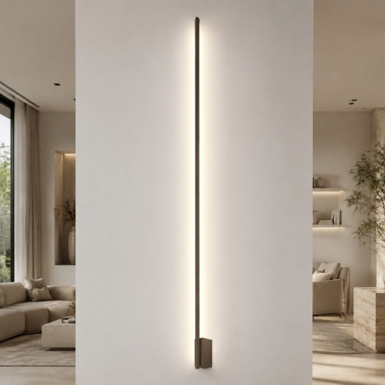 Applique led 28w cct 3000k 4500k 6500k moderna bacchetta sabbia