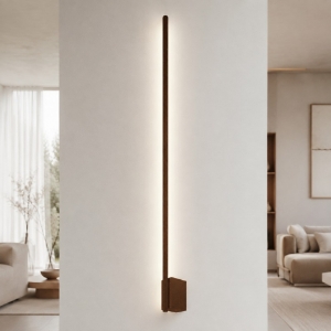 Applique oro rosato led 20w cct 3000k 4500k 6500k bacchetta luce indiretta