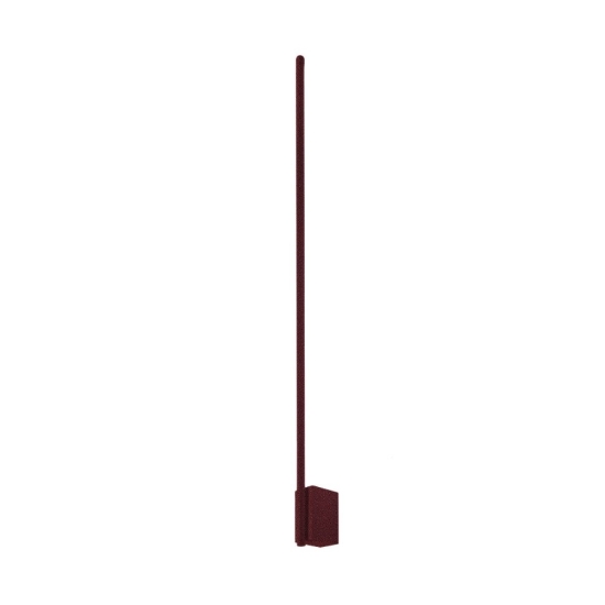 Applique bacchetta led 20w cct 3000k 4500k 6500k bordeaux moderna