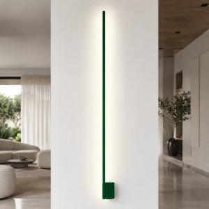 Applique bacchetta verde bosco led 28w cct 3000k 4500k 6500k moderna