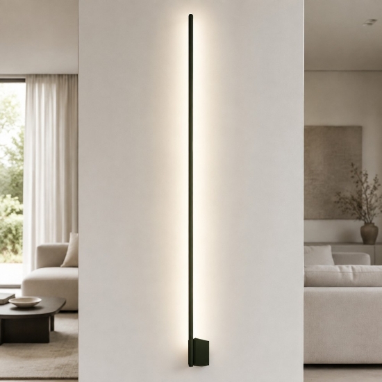 Applique verde oliva led 28w cct 3000k 4500k 6500k design moderna