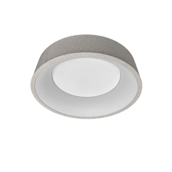 Plafoniera 45 cm moderna tonda ad anello effetto muro led 27w cct 3000k 4000k dimmerabile