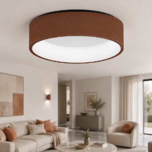 Plafoniera 45 cm moderna rame anello led 27w cct 3000k 4000k dimmerabile