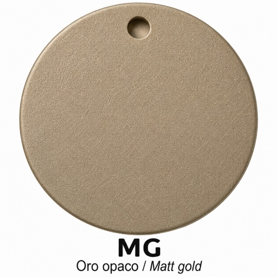 Plafoniera 45 cm moderna rotonda anello oro opaco led 27w cct 3000k 4000k dimmerabile
