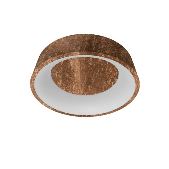 Plafoniera moderna rame ad anello tonda led 27w cct 3000k 4000k dimmerabile aurora
