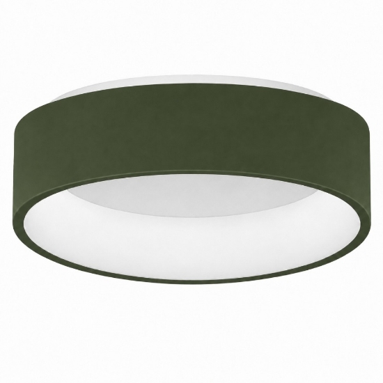 Plafoniera moderna oliva tonda ad anello led 27w cct 3000k 4000k dimmerabile