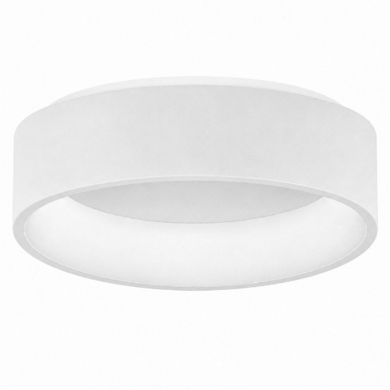 Plafoniera 45 cm moderna anello bianca led 27w cct 3000k 4000k dimmerabile
