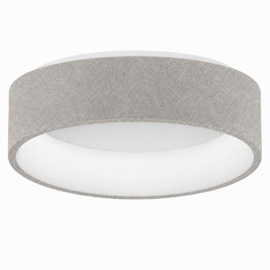 Plafoniera 45 cm moderna tonda ad anello effetto muro led 27w cct 3000k 4000k dimmerabile