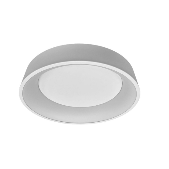 Plafoniera 60 cm moderna bianca tonda ad anello led 36w cct 3000k 4000k dimmerabile per salotto