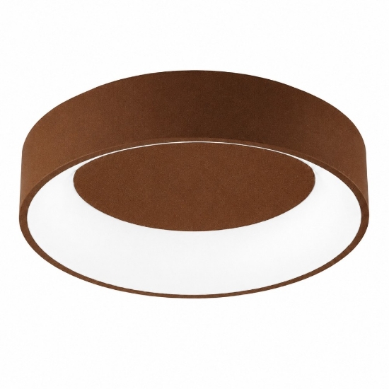 Plafoniera 60 cm moderna oro rosato anello tonda led 36w cct 3000k 4000k dimmerabile
