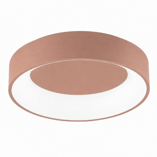 Plafoniera 60 cm  moderna tonda ad anello pesca led 36w cct 3000k 4000k dimmerabile