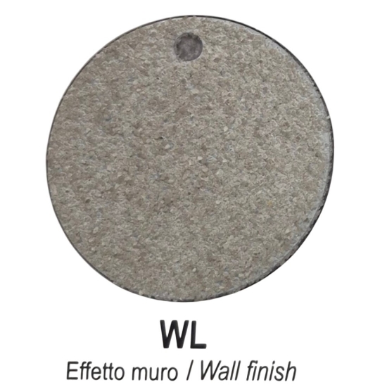 Plafoniera 80 cm moderna anello finitura effetto muro led 96w cct 3000k 4000k per soggiorno