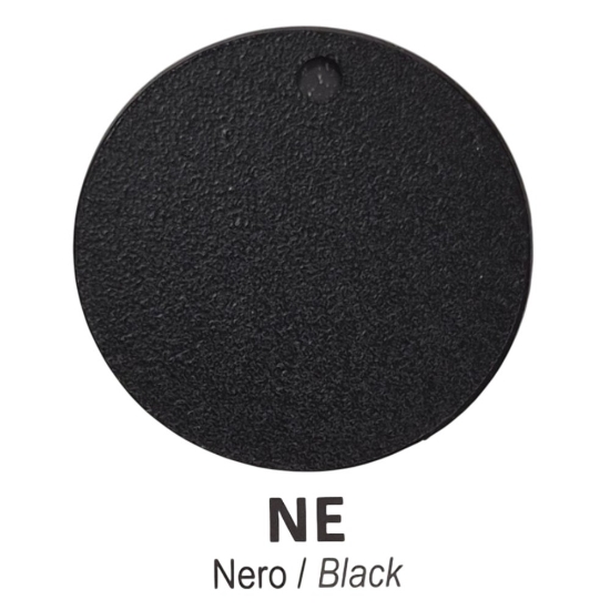 Plafoniera 80 cm moderna anello nero led 96w cct 3000k 4000k dimmerabile per soggiorno
