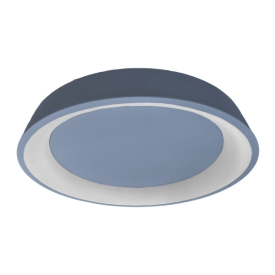 Plafoniera 80 cm moderna anello carta da zucchero led 96w cct 3000k 4000k dimmerabile