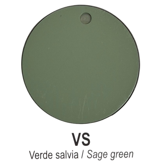 Plafoniera 80 cm da soffitto moderna anello verde salvia led 96w cct 3000k 4000k dimmerabile