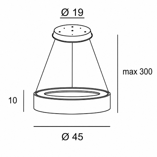 Lampadario per cucina moderno anello effetto granito led 27w cct 3000k 4000k dimmerabile