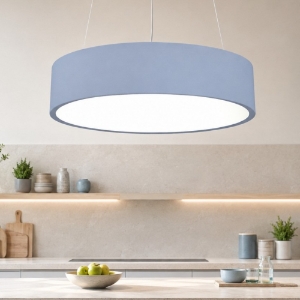 Lampadario 45 cm moderno carta da zucchero anello led 27w cct 3000k 4000k dimmerabile