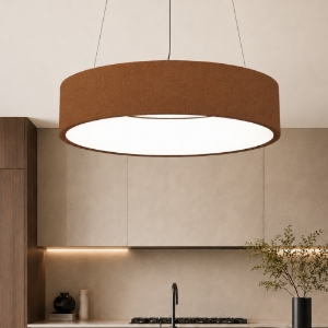Lampadario 45 cm a sospensione moderna oro rosato anello led 27w cct 3000k 4000k dimmerabile