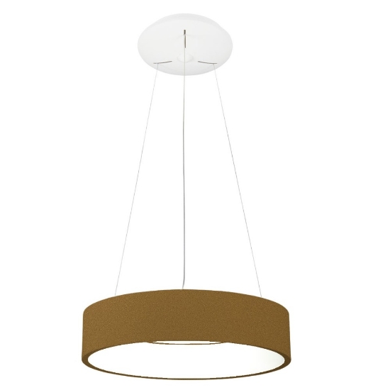 Lampadario 45 cm moderno oro opaco anello led 27w cct 3000k 4000k dimmerabile