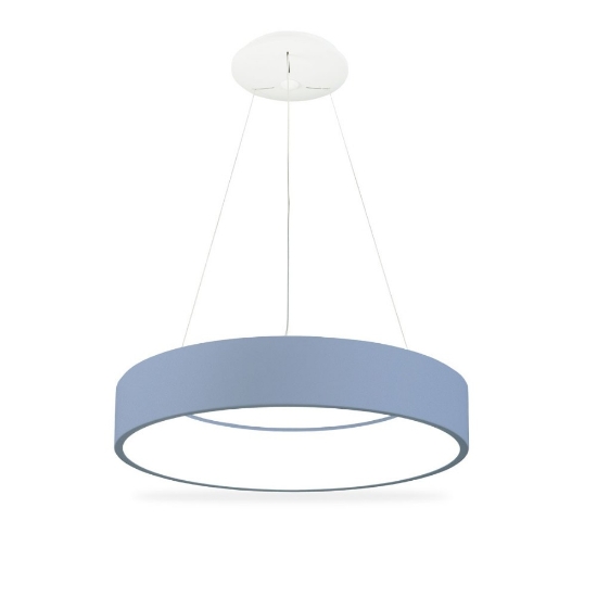 Lampadario 60 cm moderno anello carta da zucchero led 36w cct 3000k 4000k dimmerabile