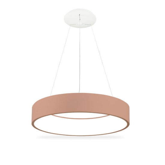 Lampadario 60 cm moderno pesca anello led 36w cct 3000k 4000k dimmerabile