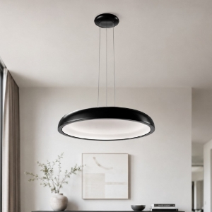 Lampada a sospensione moderna bianca led 35w 3000k dimmerabile cri90 3430lm per soggiorno