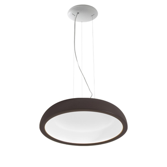 Lampada a sospensione moderna bianca led 35w 3000k dimmerabile cri90 3430lm per soggiorno