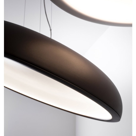Lampada a sospensione moderna bianca led 35w 3000k dimmerabile cri90 3430lm per soggiorno