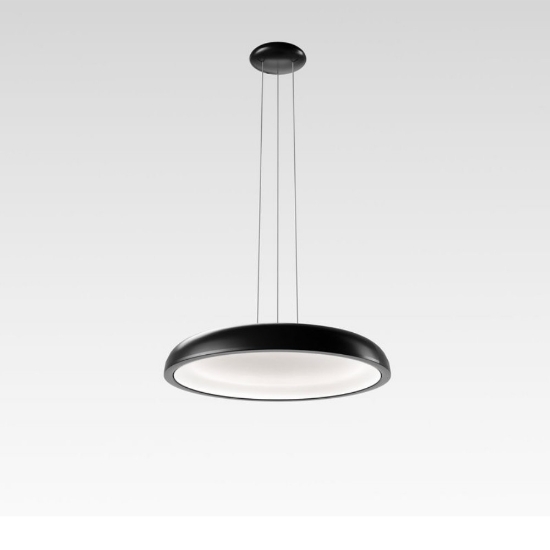 Lampada a sospensione moderna bianca led 35w 3000k dimmerabile cri90 3430lm per soggiorno
